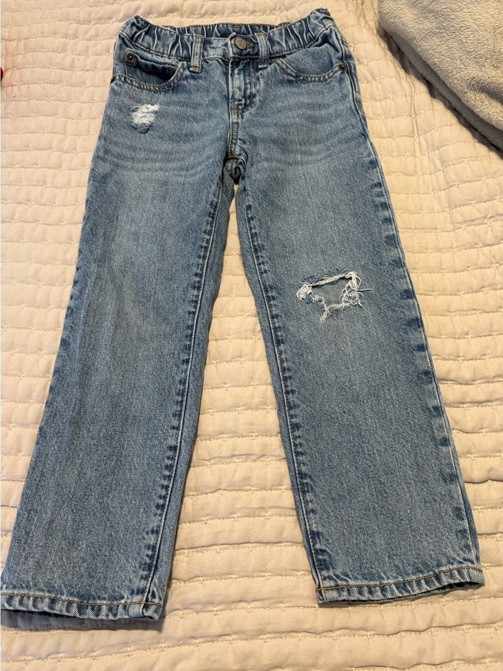 GAP Light Blue Distressed Kids Jeans